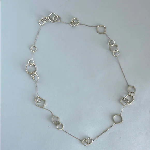 SOLD Tiffany & Co. Frank Gehry Torque Necklace Approx 32” - Picture 2 of 6